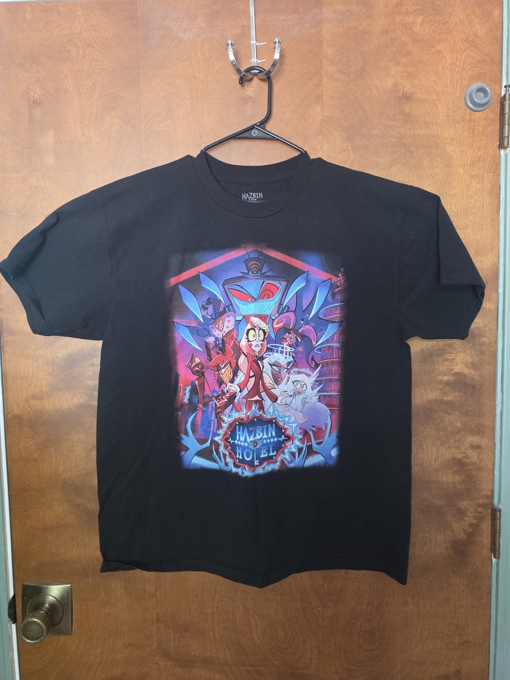 Hotel Black Short-Sleeve Graphic Tee